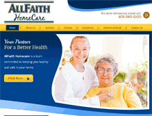 Tablet Screenshot of allfaithhc.com